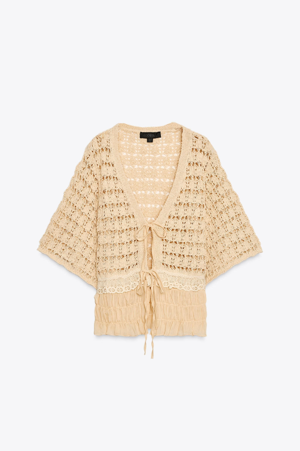 COMBINED KNIT JACKET - Zara фото 7