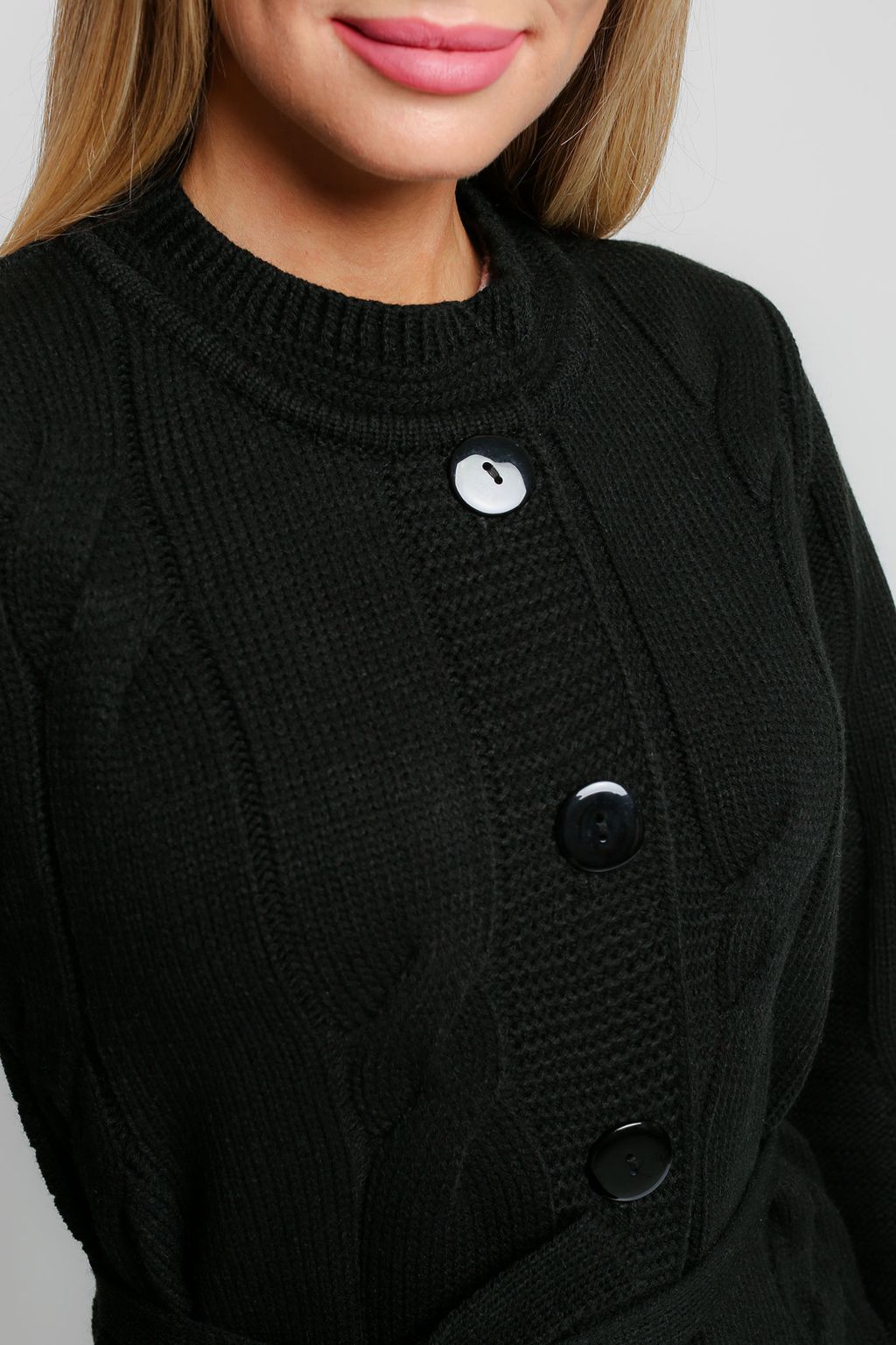 Кардиган 351609/черный (1875) - Злата Стиль фото 4