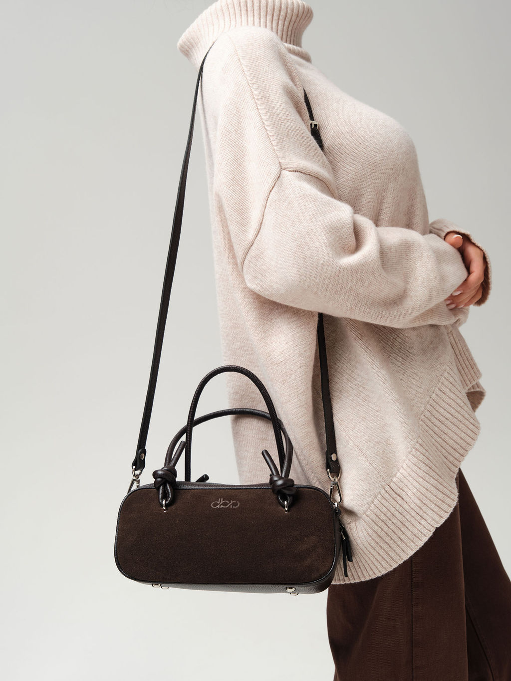 Сумка Curl DBR 31363 черный каштан  фото 10