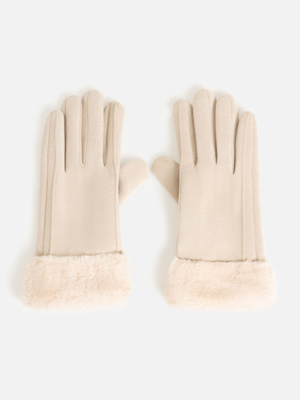 10206420043 Перчатки жен. Vail бежевый - Concept club фото 3