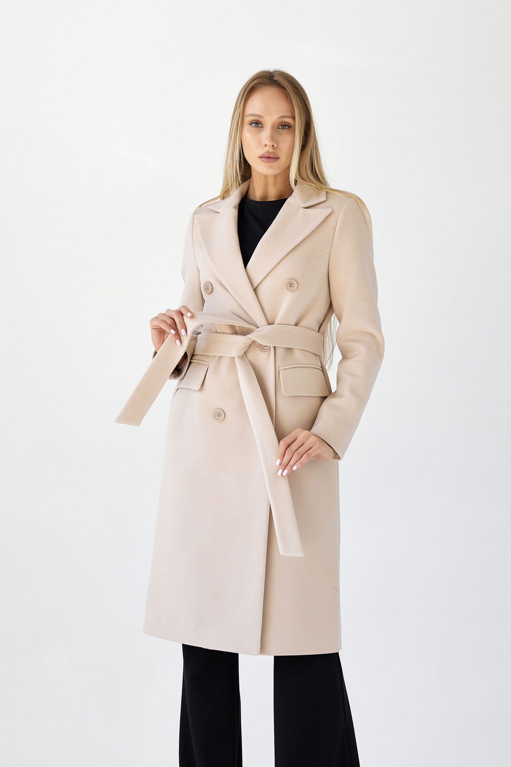 Пальто женское демисезонное 25775 (вино) - Kankan фото 9