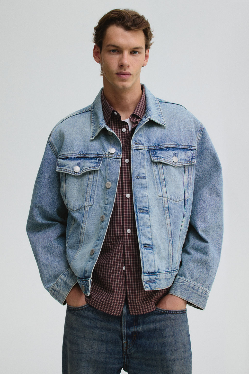 Cazadora trucker en denim - H&m фото 8
