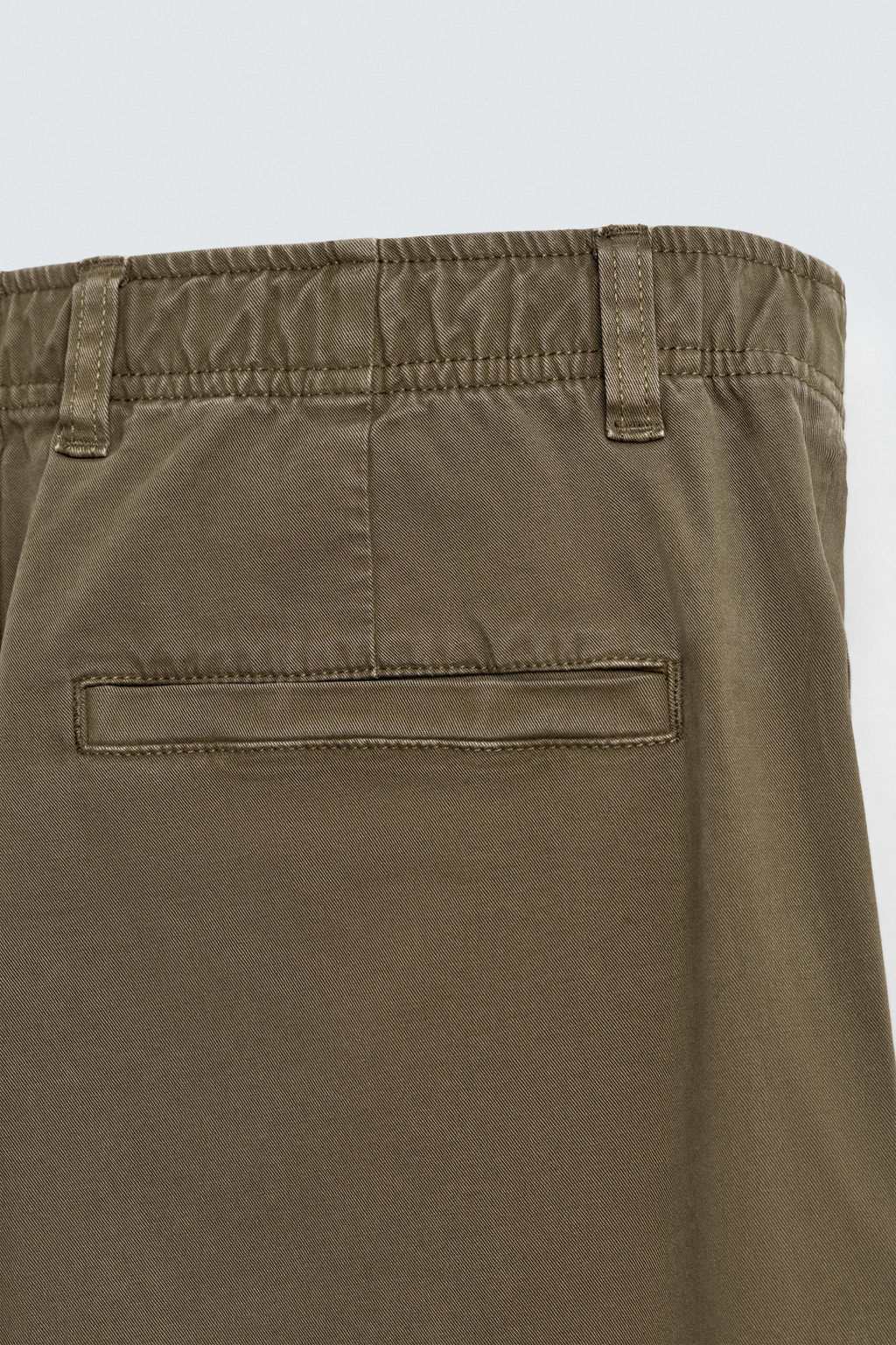 STRAIGHT-LEG TWILL TROUSERS - Zara фото 10