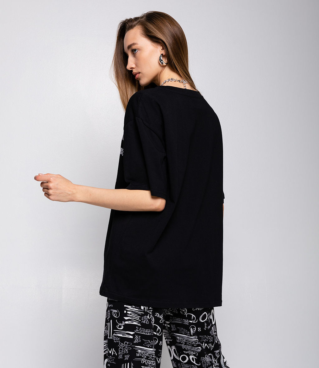 Футболка #КТ881 (3), чёрный