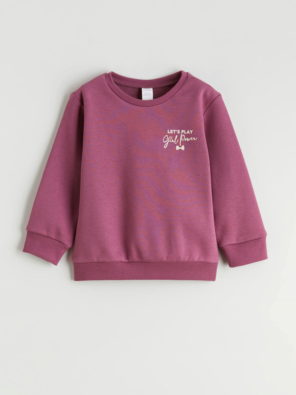 Bisiklet Yaka K?z ?ocuk Sweatshirt