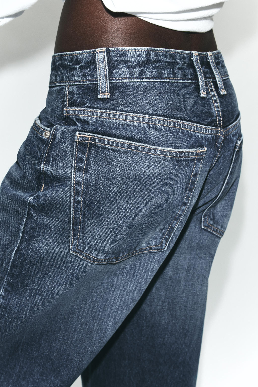 TRF HIGH-WAIST BARREL JEANS - Zara фото 10