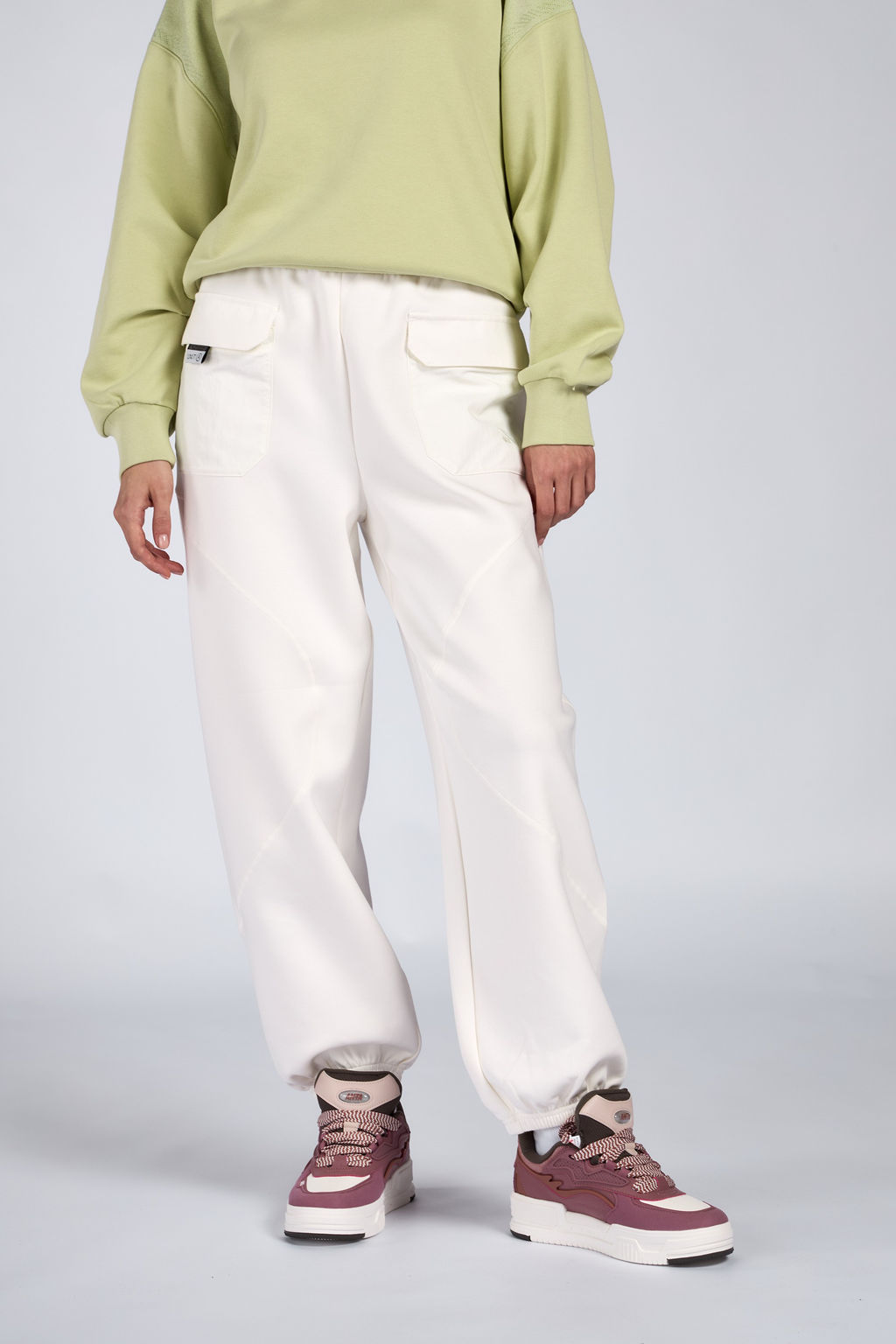 Брюки трикотажные Белый - Anta фото 3