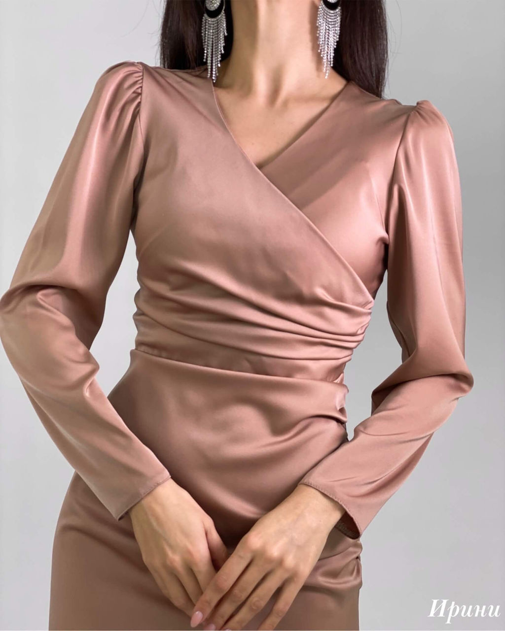 Платье Ирини (капучино) - Nadi bordo фото 8