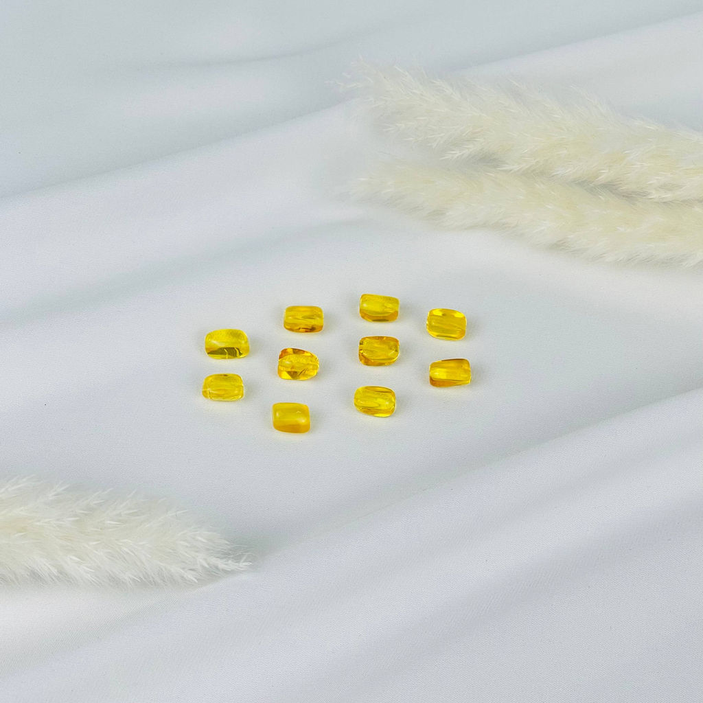 Бусины для украшений из Янтаря (10 шт)