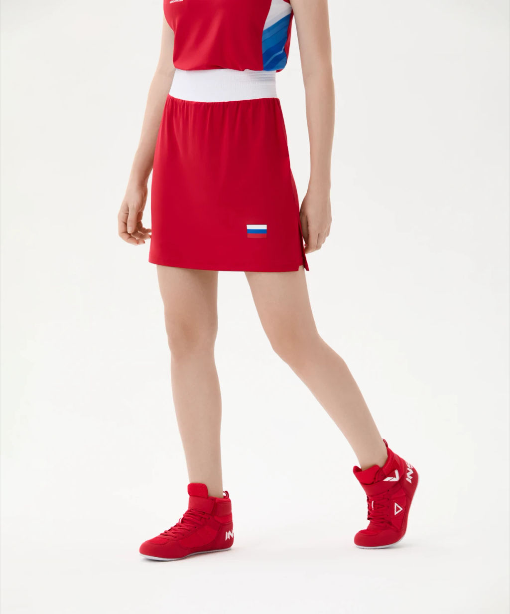 Юбка-шорты боксерские женские INSANE RBF IN25-BF900, красный фото 8