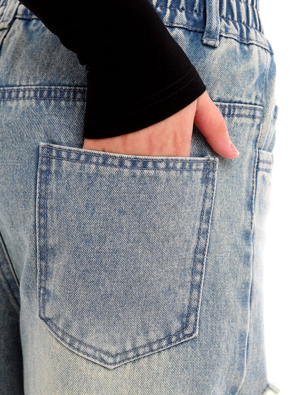 Джинсы-палаццо для девочек - СИНЯЯ МОДА фото 18