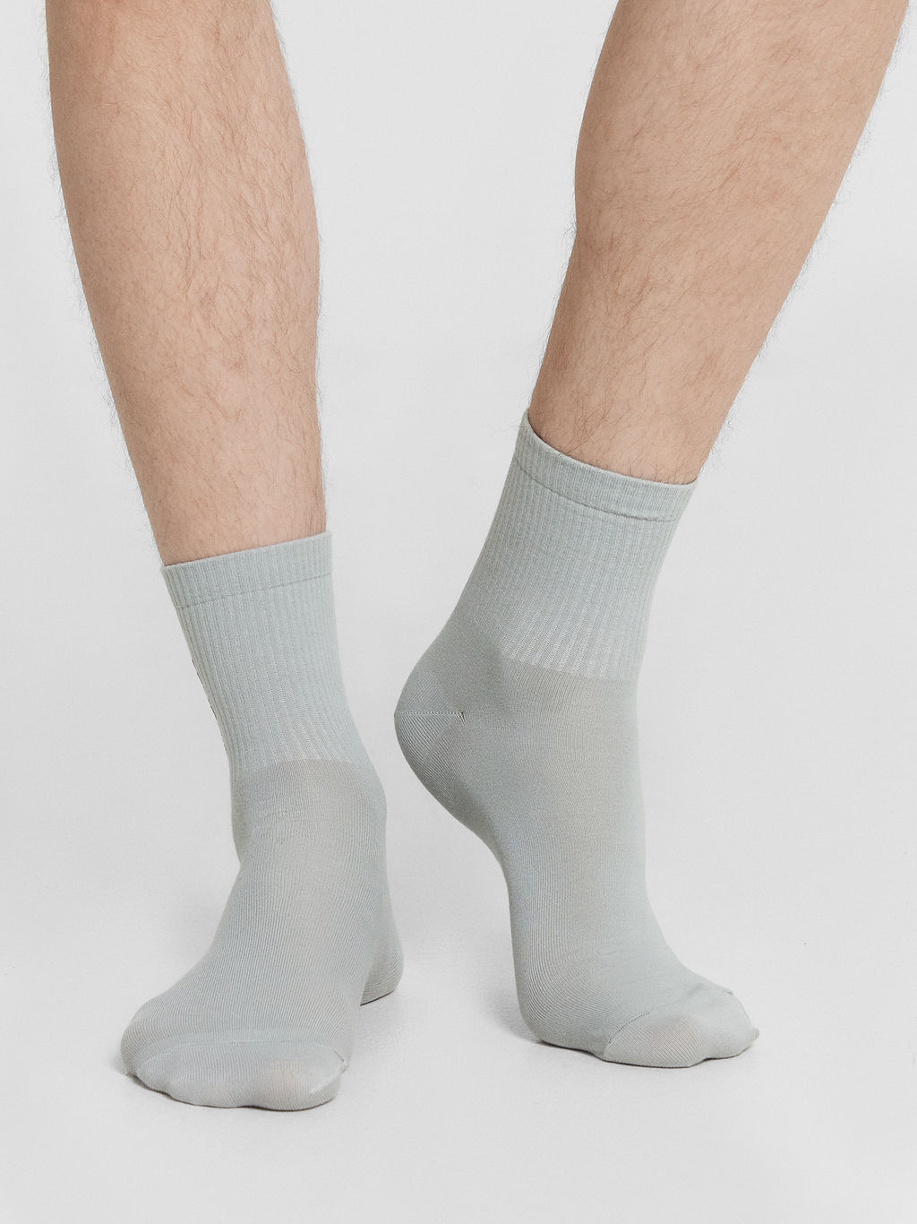 Цена за 5 пар! Носки мужские серые с узором в виде Гомера Симпсона - Mark formelle фото 2