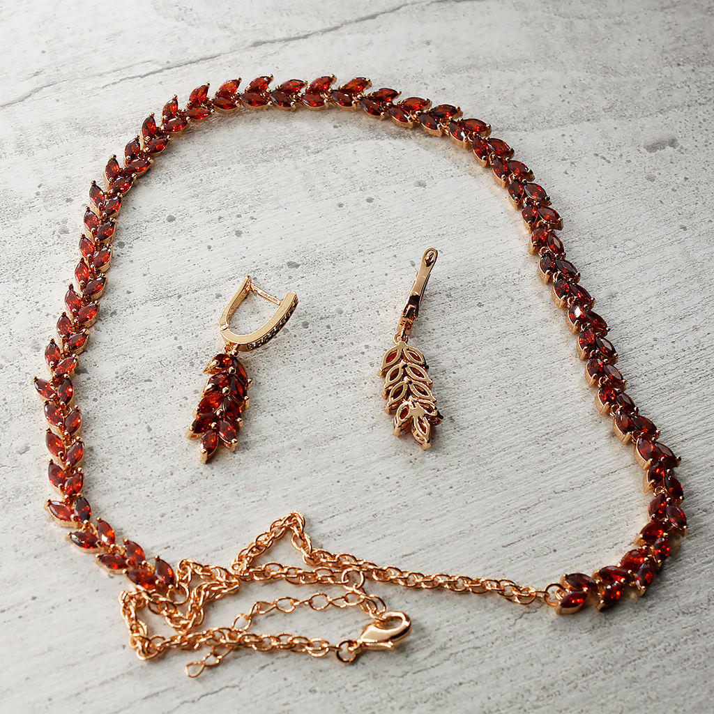 Фианит Джуана гранат к+с крт 50см - Agat77 фото 3