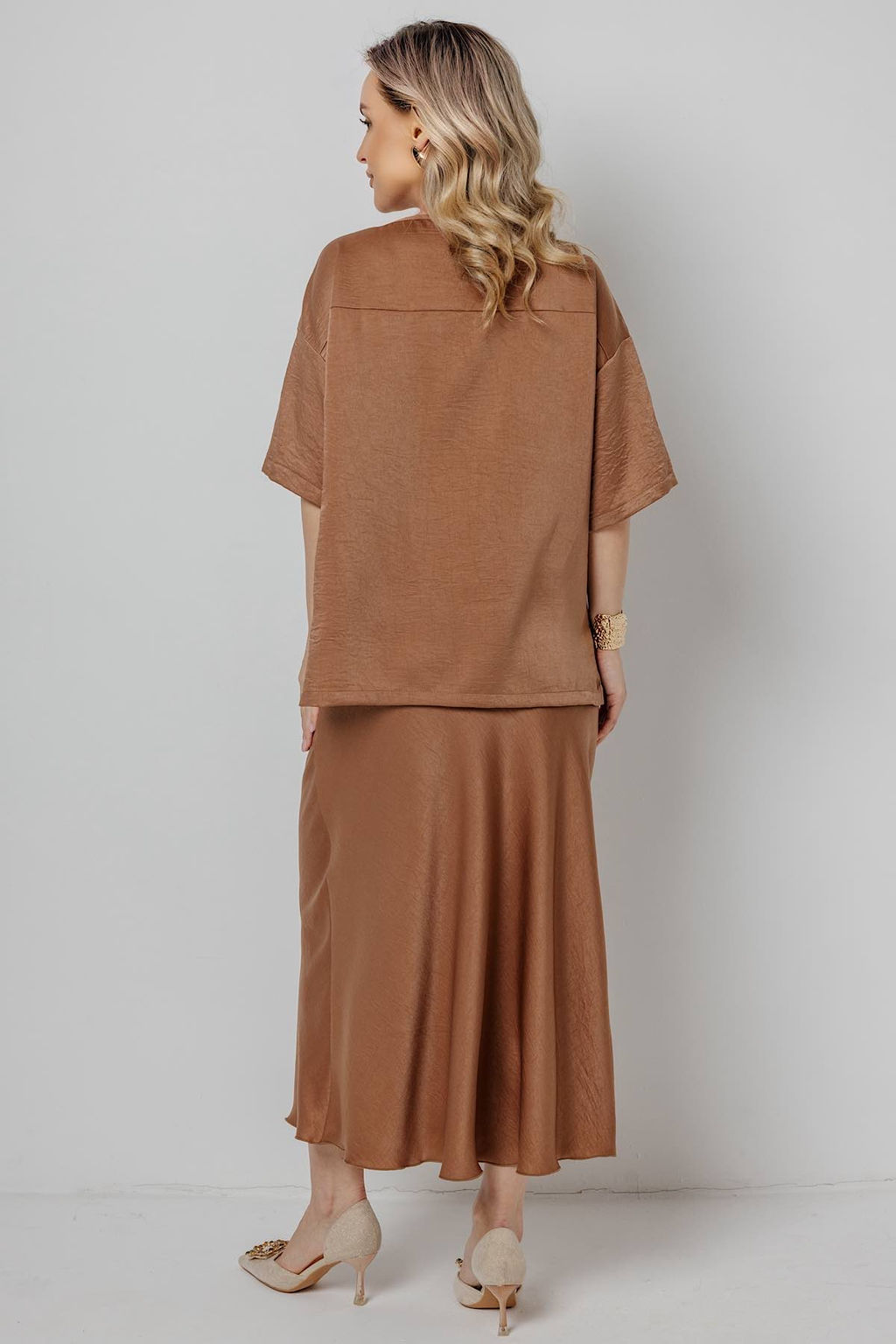 Юбка женская 198/02/Коричневый - Rise фото 5