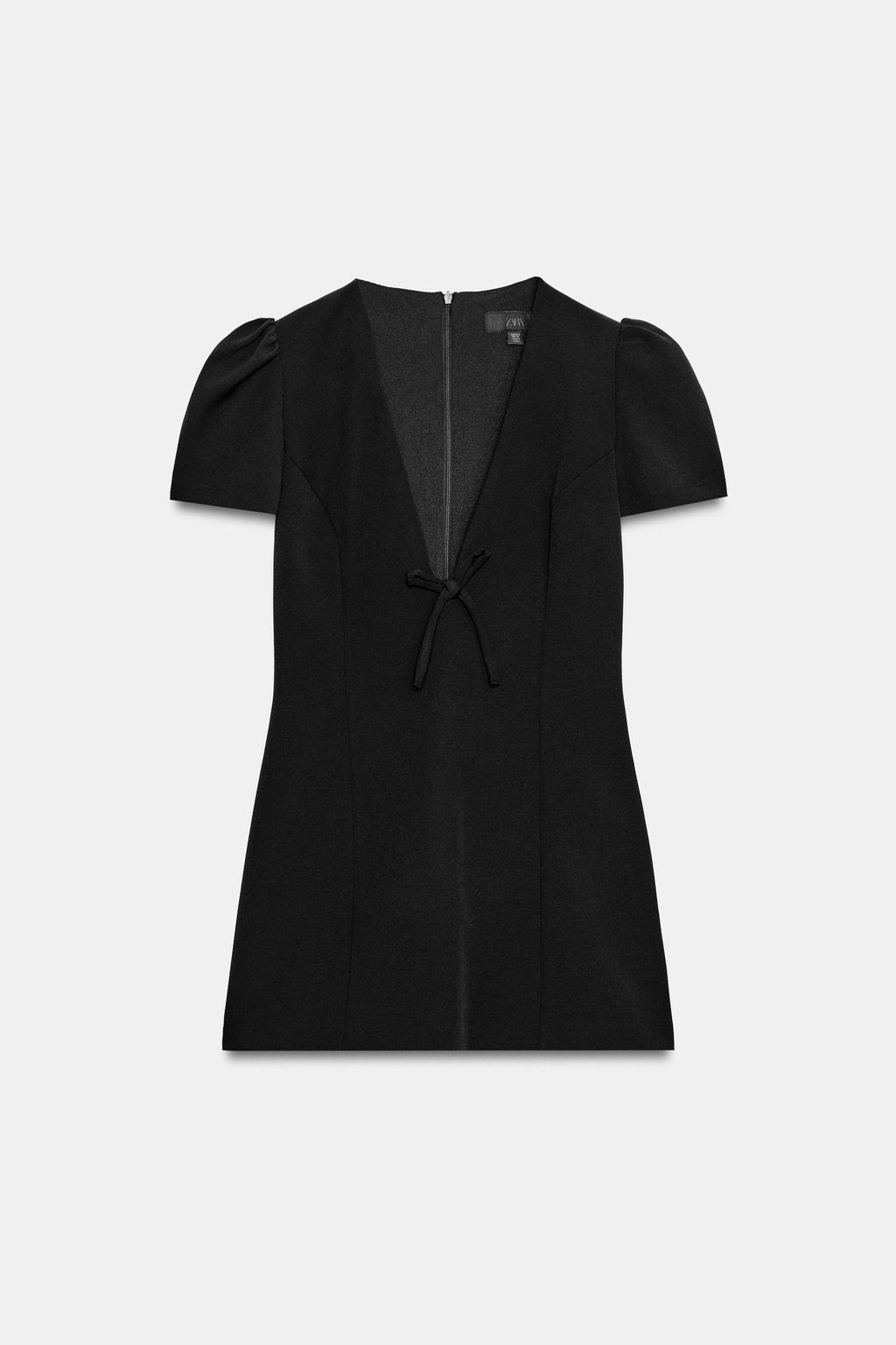 VESTIDO MINI LAZO / Negro - Zara фото 6