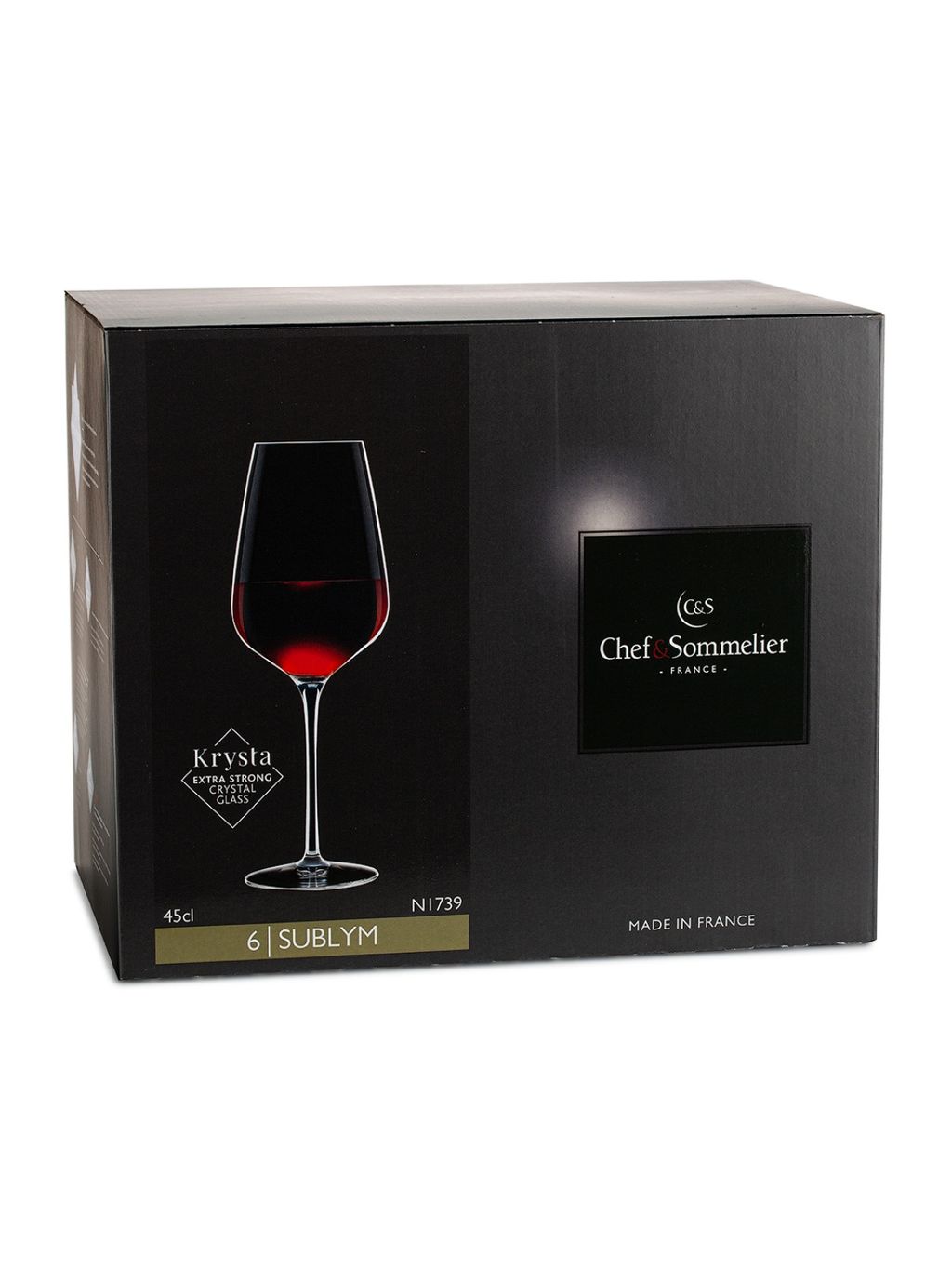 Набор бокалов для вина СЮБЛИМ 6шт 450мл