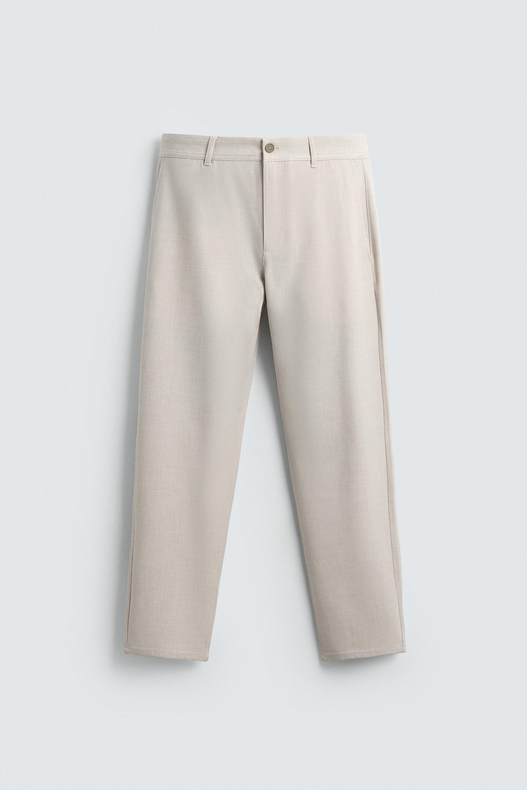 PANTAL?N CHINO ESTRUCTURA CONFORT / Beige claro - Zara фото 7