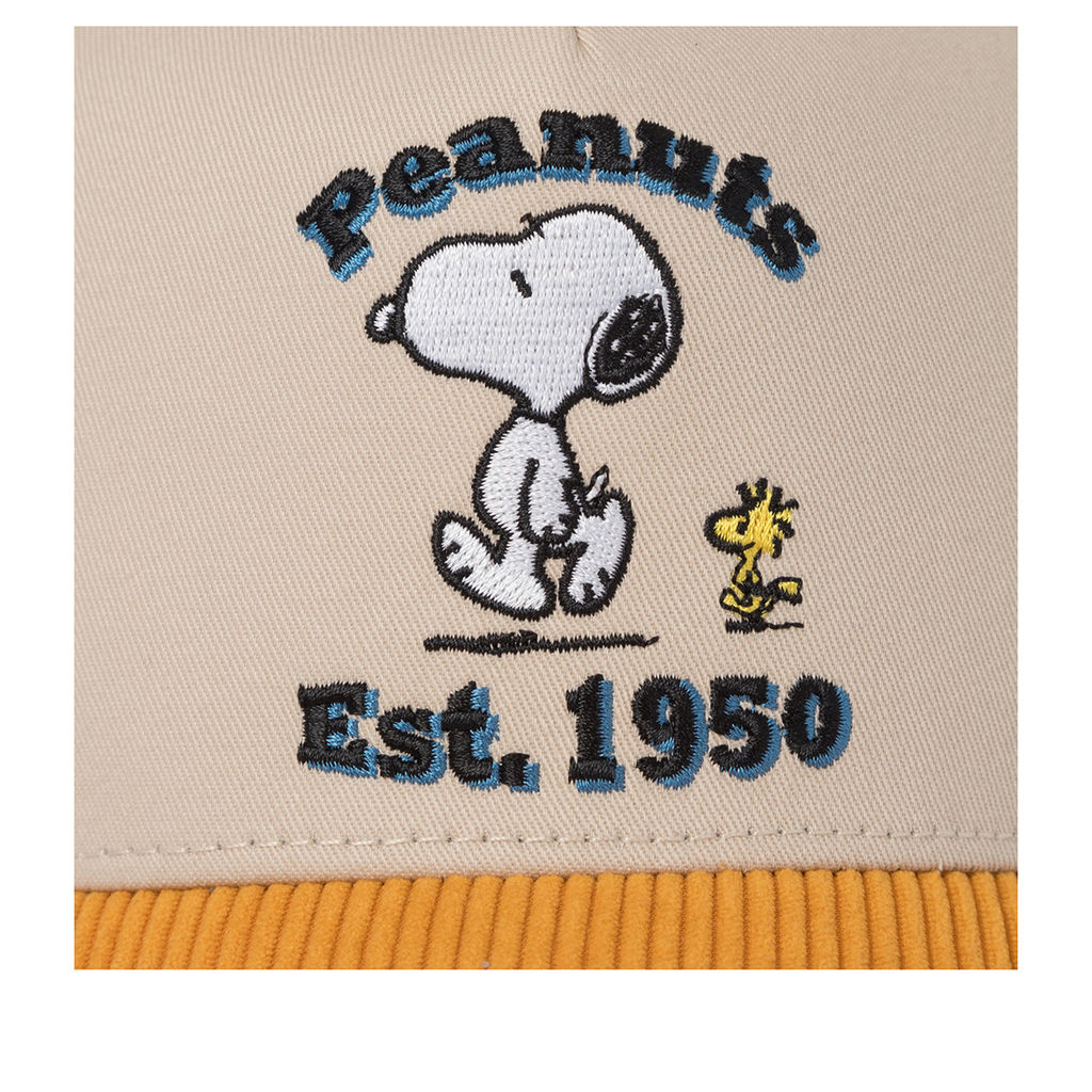 Бейсболка CAPSLAB арт. CL/PEA6/1/PCS/SNO Peanuts Snoopy And Woodstock (кремовый / горчичный) фото 4