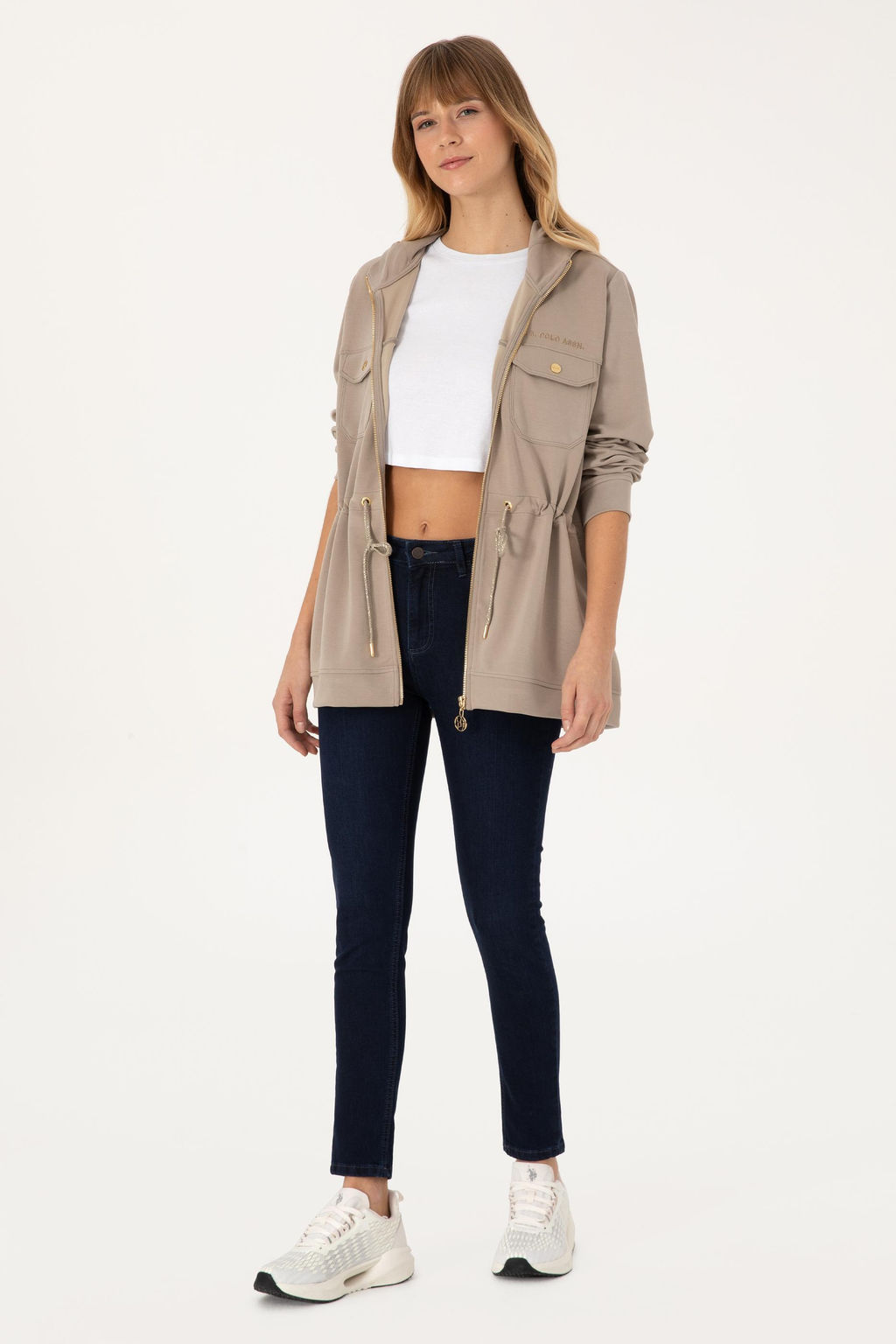 Kad_n Koyu Bej Sweatshirt - U.s. polo assn фото 4