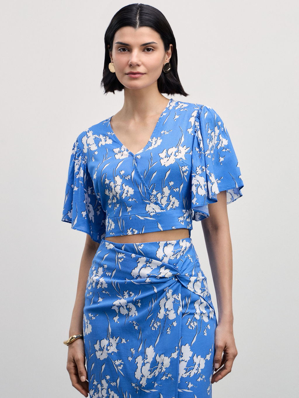 Блузка с принтом / Zarina  фото 3