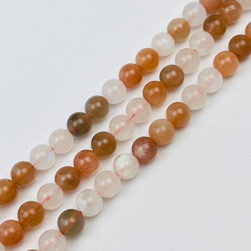 Бусины для украшений из Лунного камня (60 бусин)