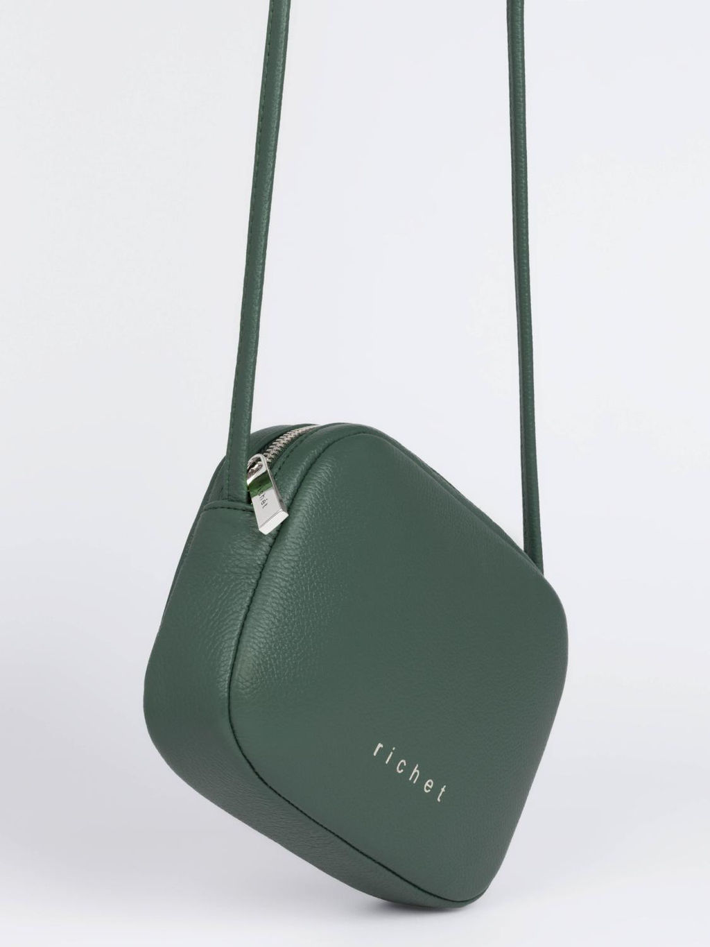 Женская кожаная сумка Richet 3147LN 852 Зеленый