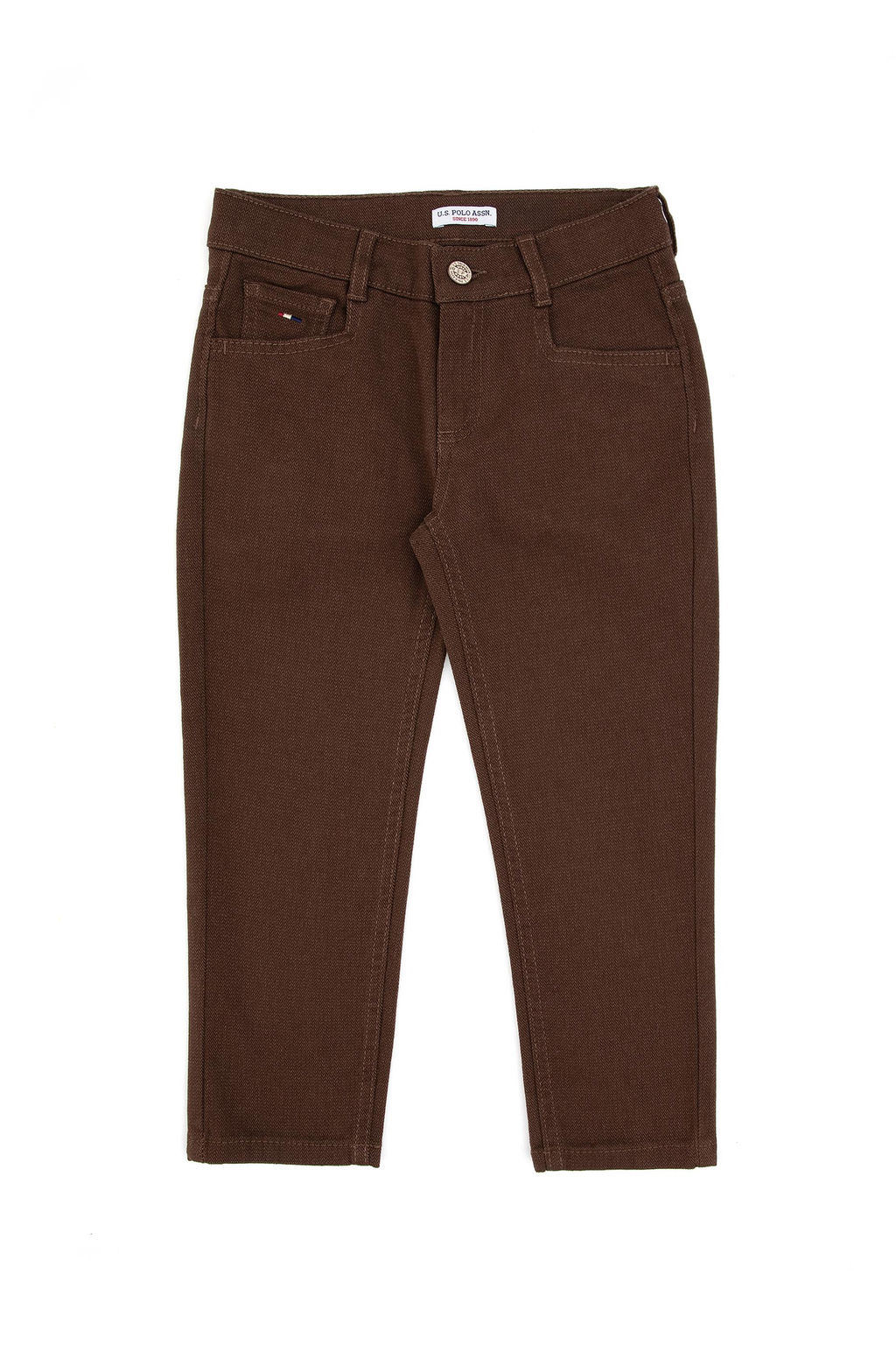 Erkek _ocuk Kahverengi Kanvas Pantolon - U.s. polo assn фото 2