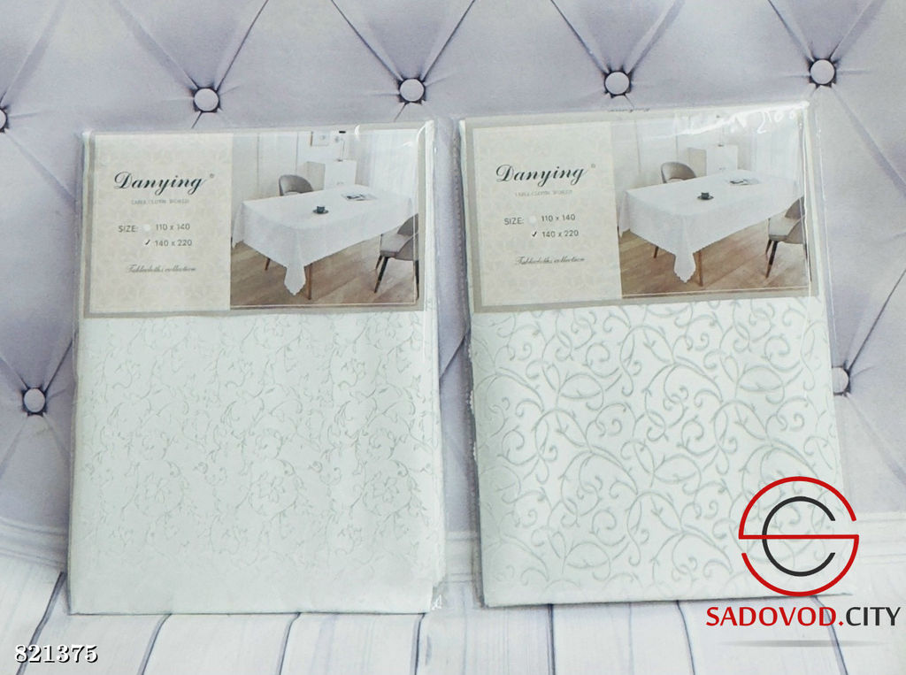 Тефлоновая скатерть однотонная