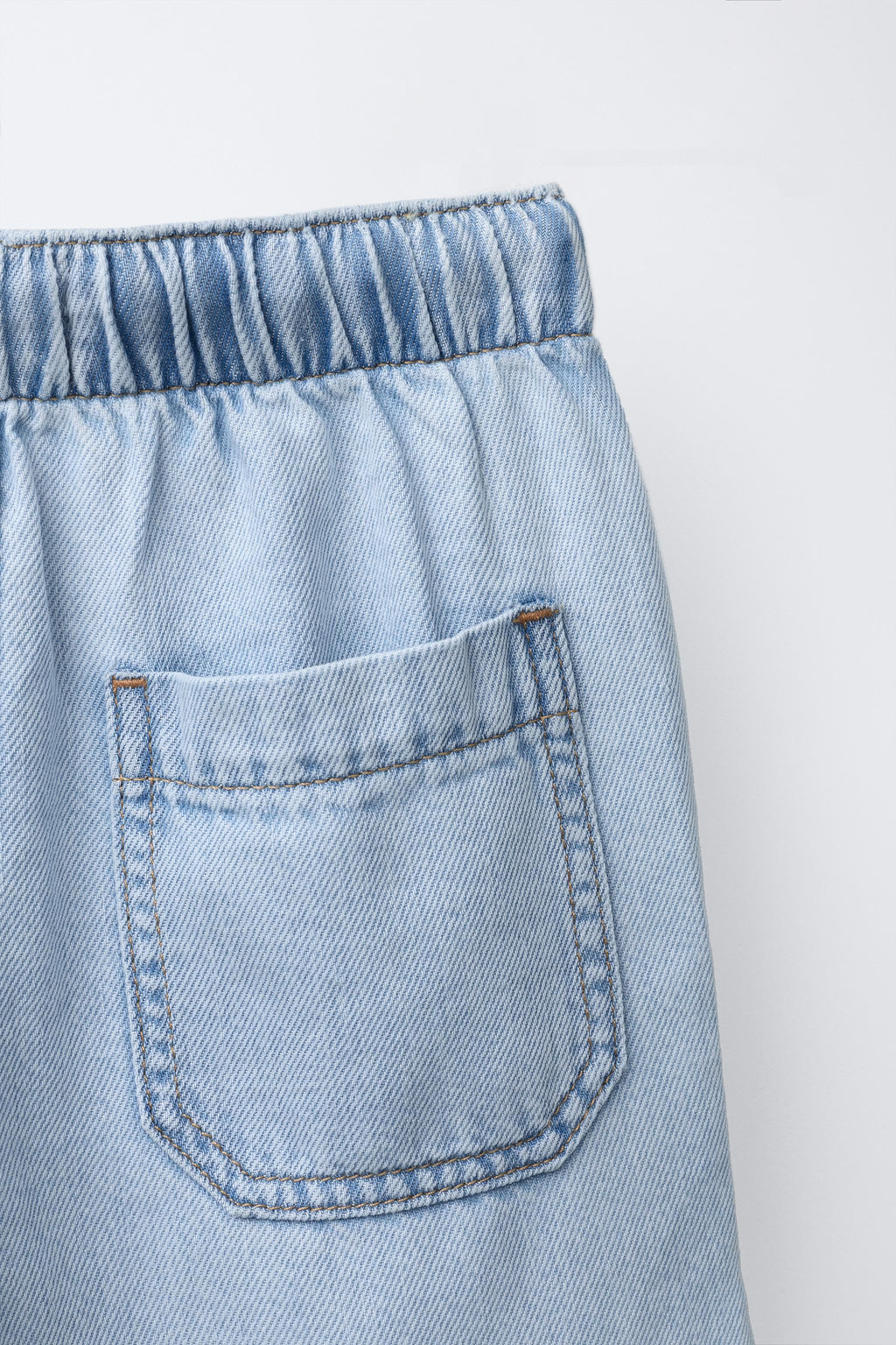 BERMUDA DENIM FLUIDA / Azul - Zara фото 4