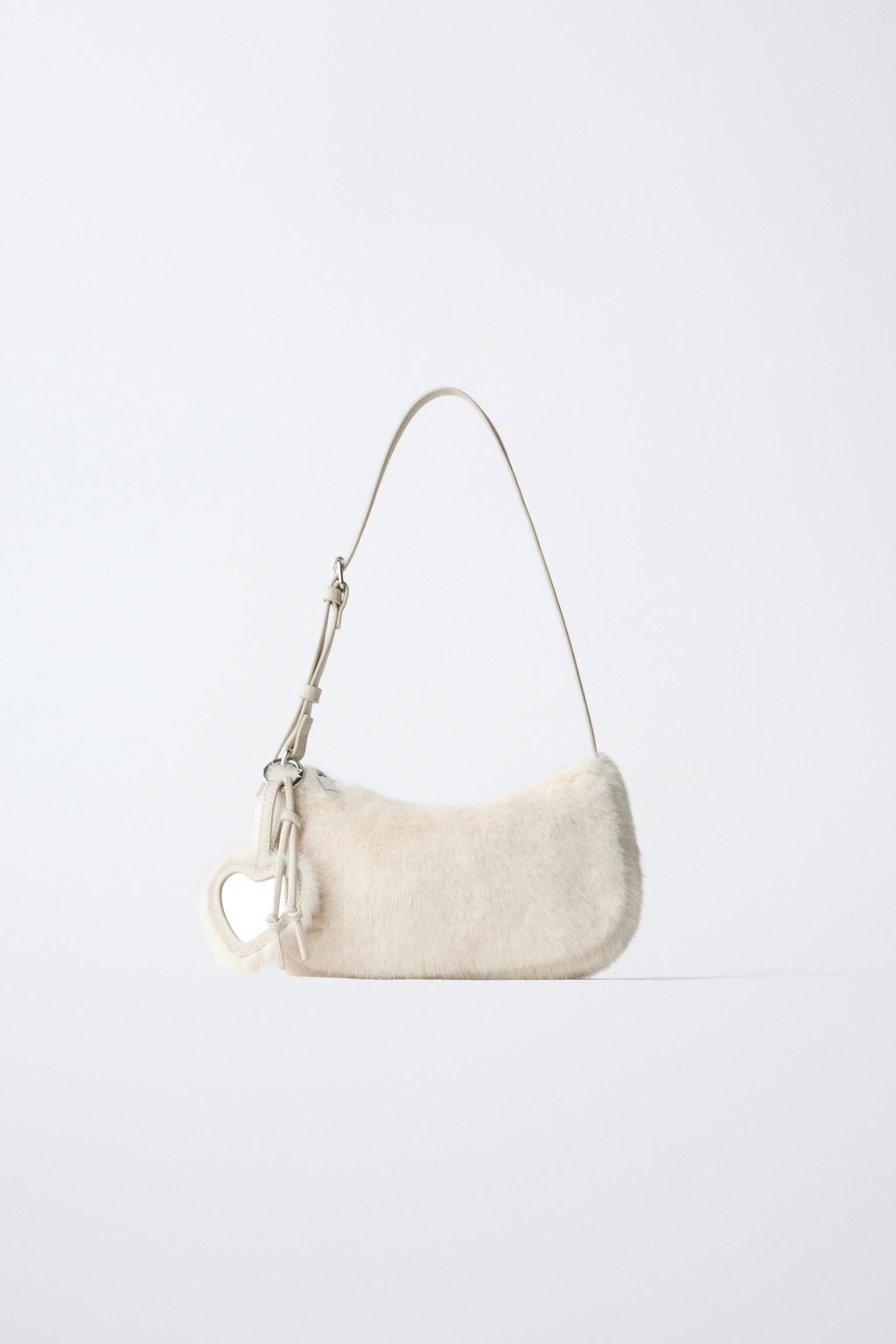 SHEEPSKIN SHOULDER BAG WITH CHARM - Zara фото 10