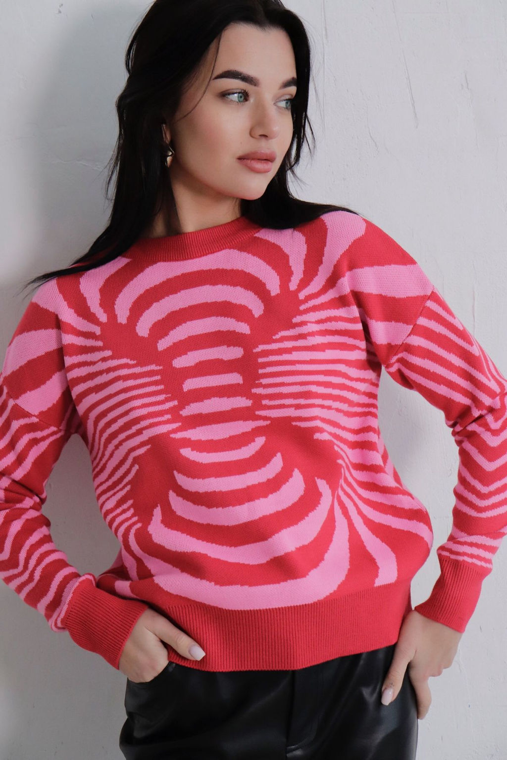 10369 Джемпер розово-красный - Martichelli фото 11