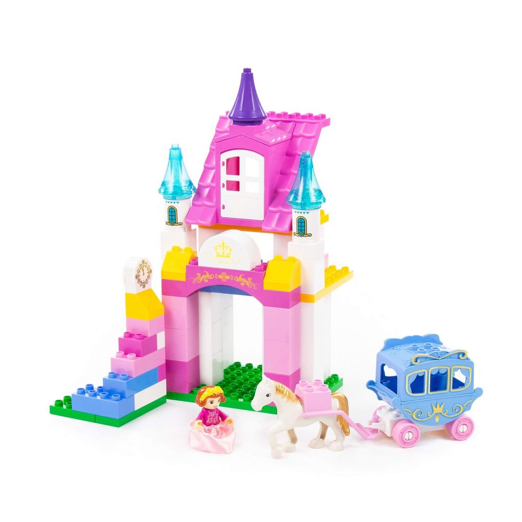 Конструктор Макси - Весёлая принцесса (146 элементов) (в коробке) - Полесье фото 5