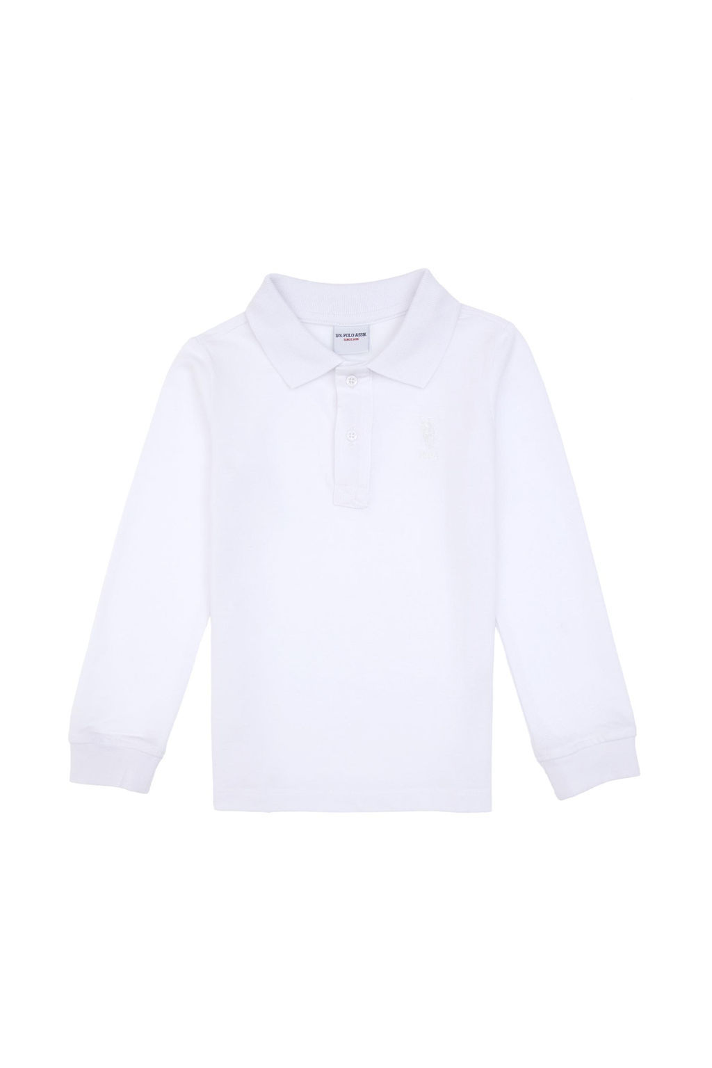 Erkek _ocuk Beyaz Basic Polo Yaka Sweatshirt Sepette S_rpriz _ndirim - U.s. polo assn фото 2