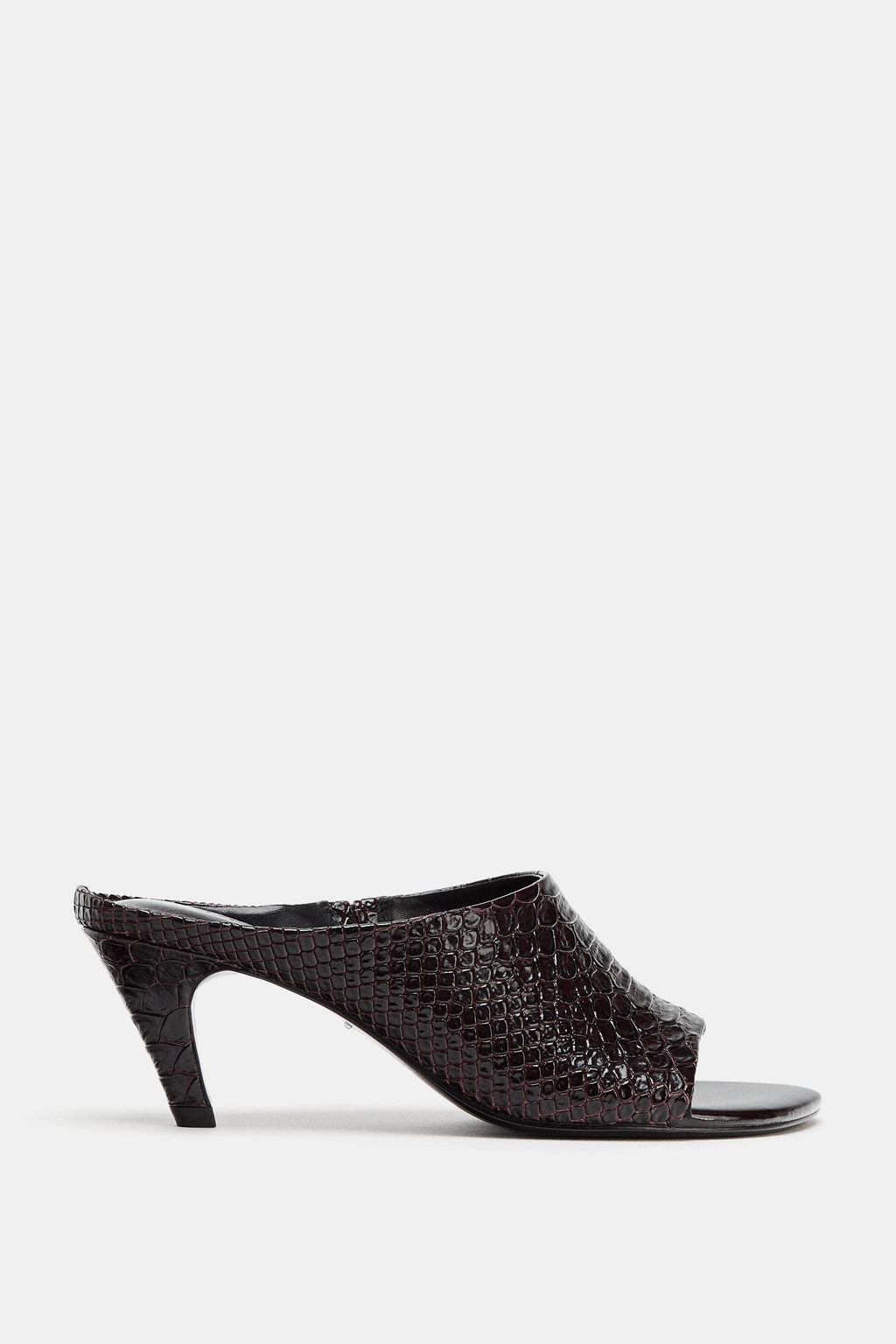 SANDALIA PIEL MULE LIMITED EDITION / Marr?n Chocolate - Zara фото 4