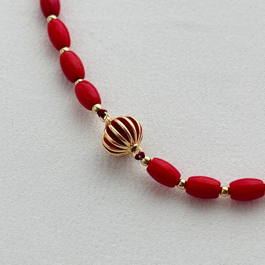 Чокер из Коралла 37 см +