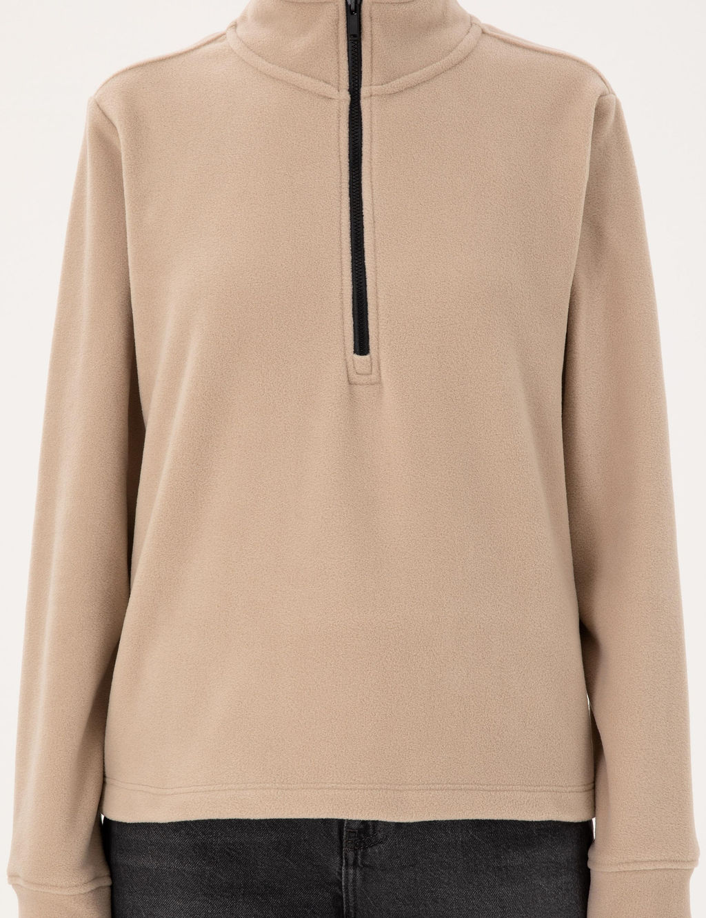 Bej Oversize Polar Sweatshirt - Pierre cardin фото 6