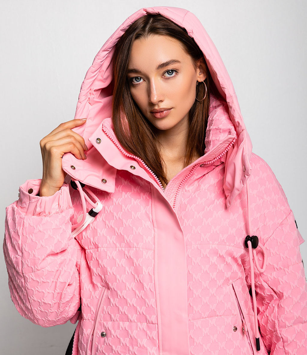 Куртка-пуховик #КТ0110, розовый