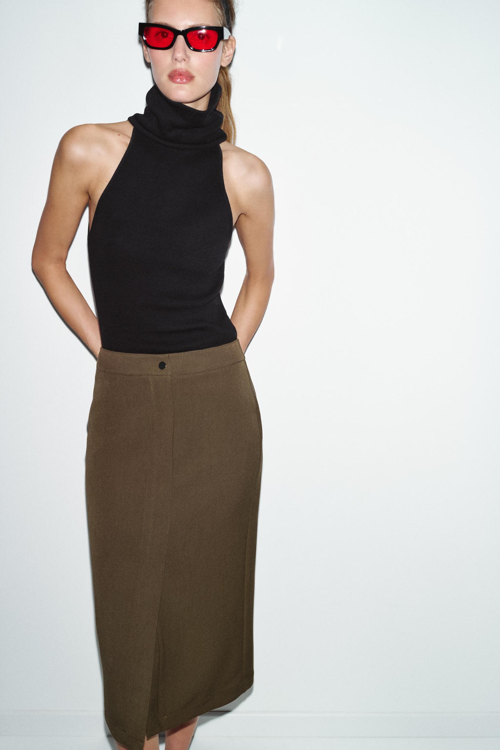PENCIL MIDI SKIRT - Zara фото 11