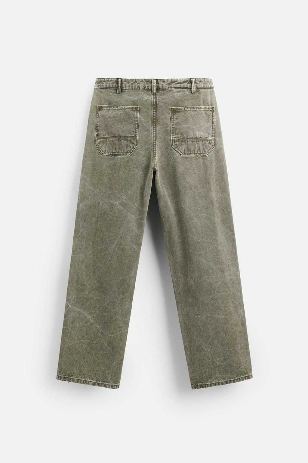 WASHED CARPENTER TROUSERS - Zara фото 34