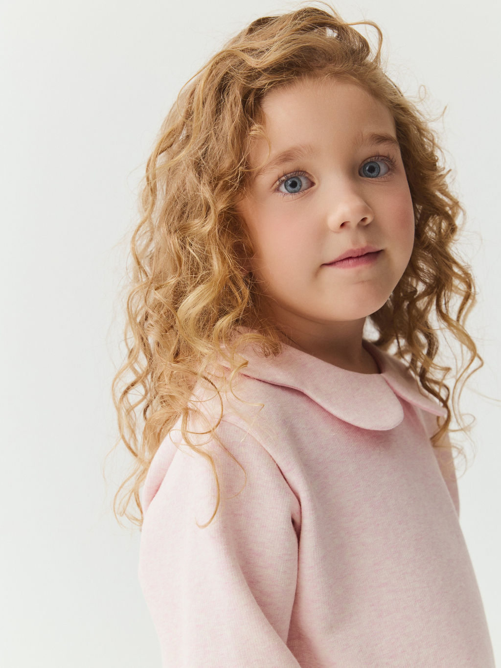 Свитшот Розовый меланж утепленный - Bungly фото 6