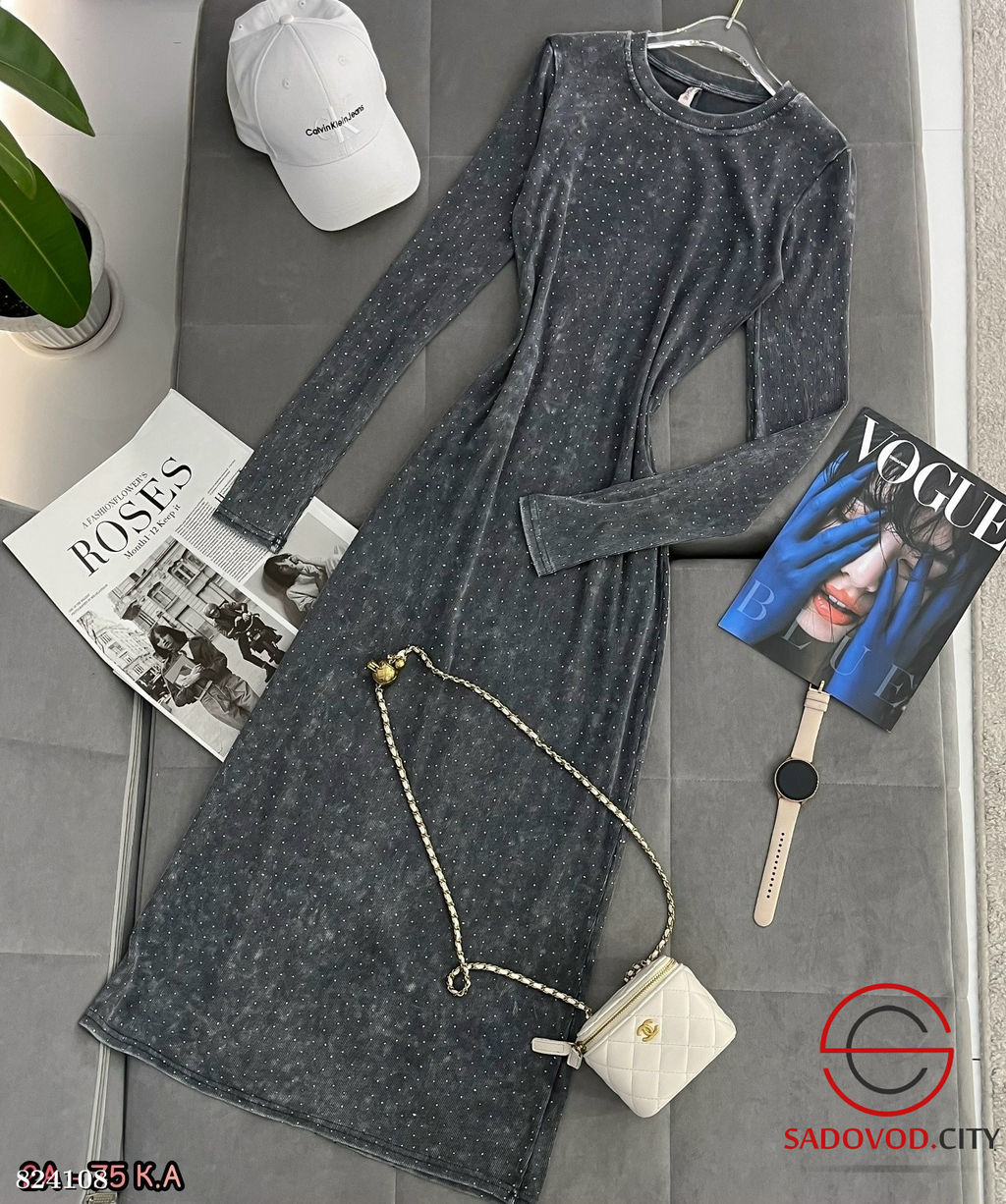 Платье женское в длине макси