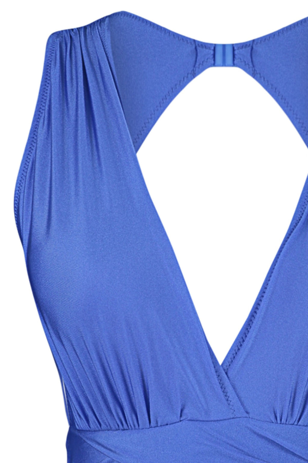 TRENDYOLMILLA Kiremit V Yaka Drapeli Regular Mayo TBESS21MA0042  фото 23