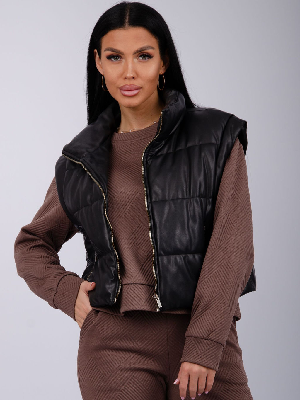 Костюм Богема 3, жаккард - Малина фото 13