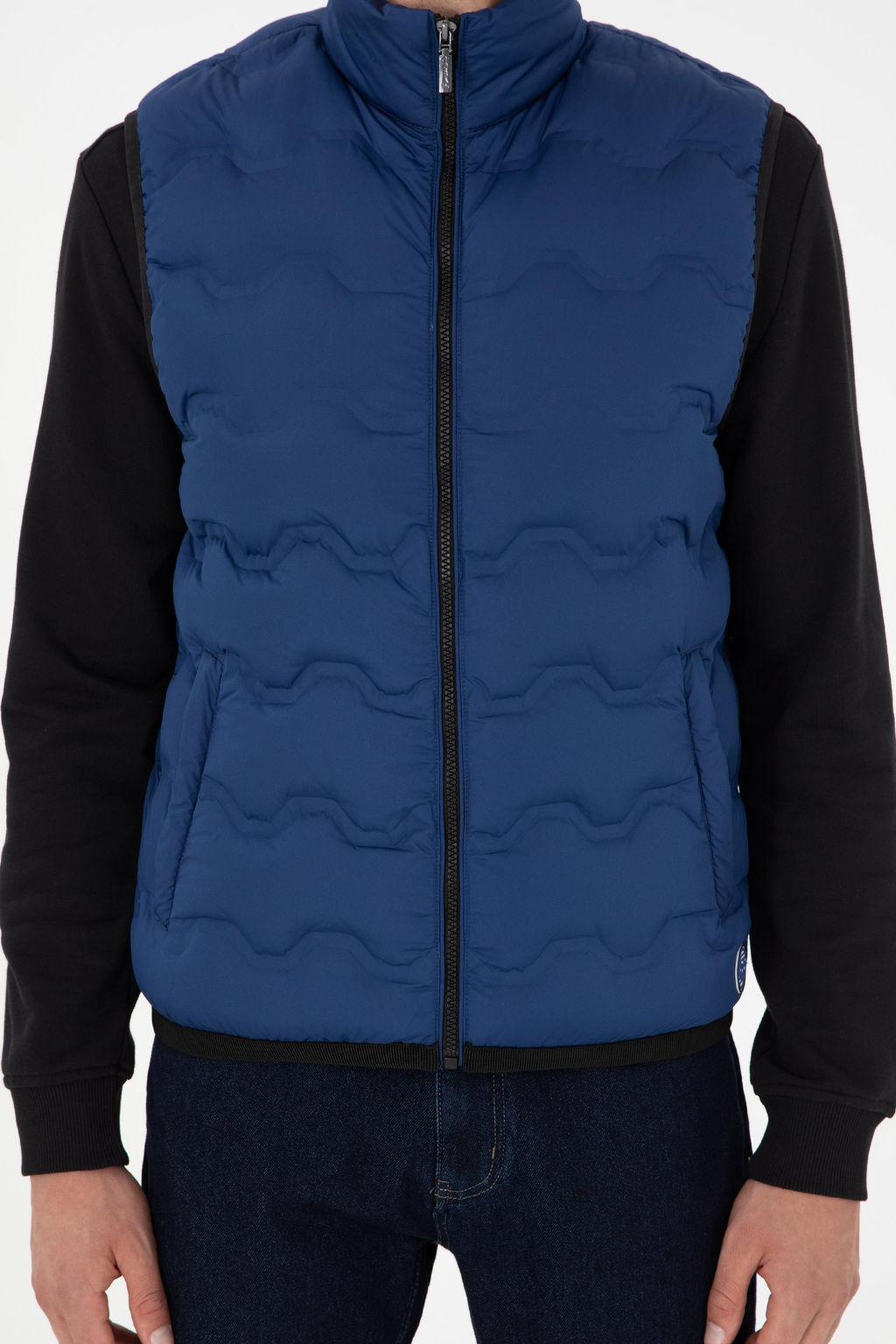 Мужской жилет цвета индиго - U.s. polo assn фото 6