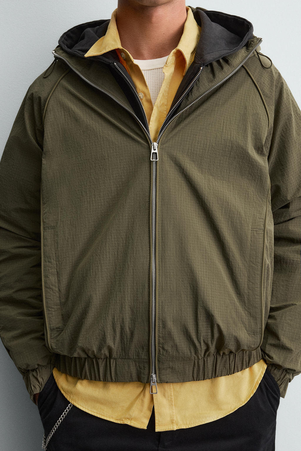 LIGHTWEIGHT WATER-REPELLENT TECHNICAL JACKET - Zara фото 8