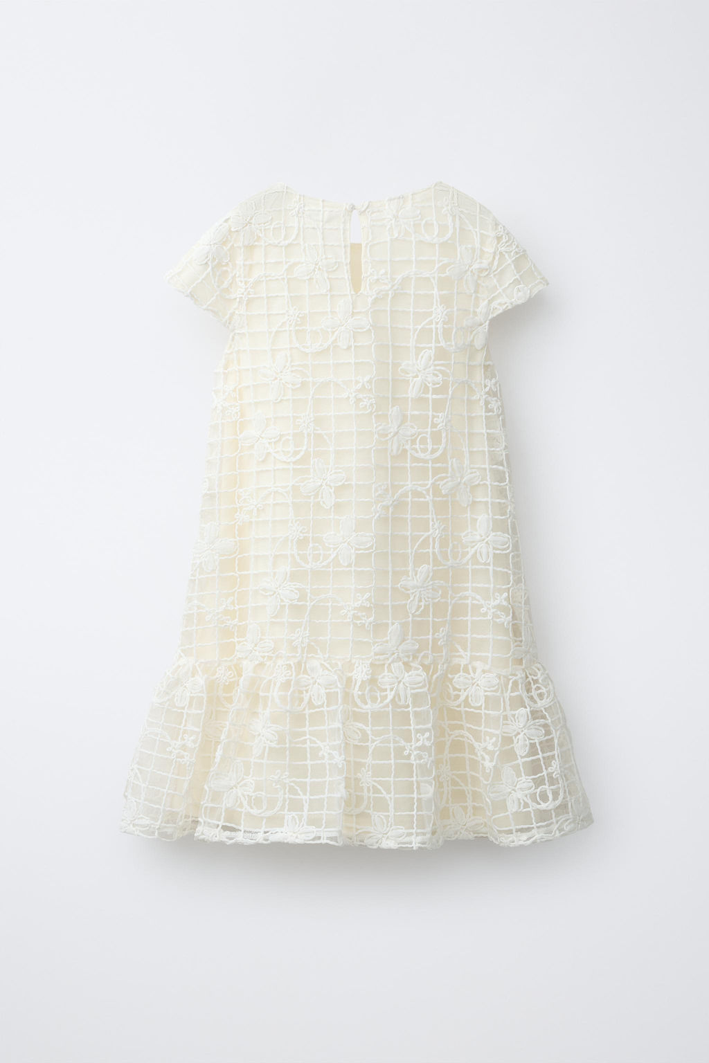 VESTIDO TUL FLORES / Crudo - Zara фото 3