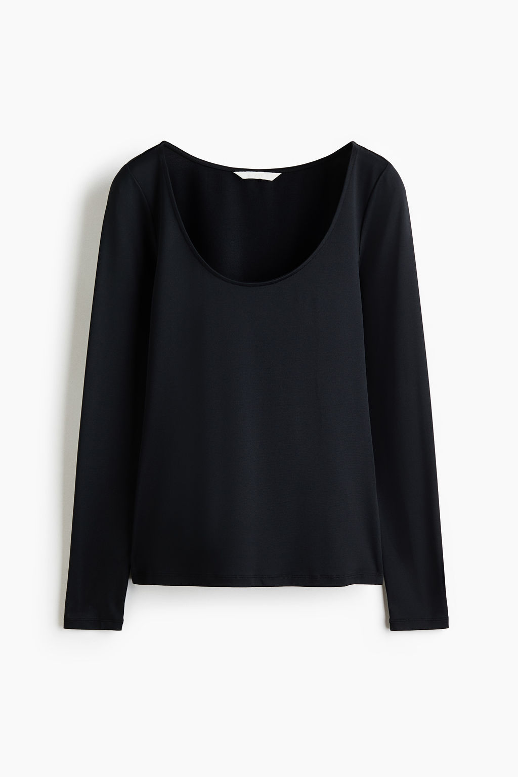 Camiseta de manga larga con escote en U - H&m фото 2