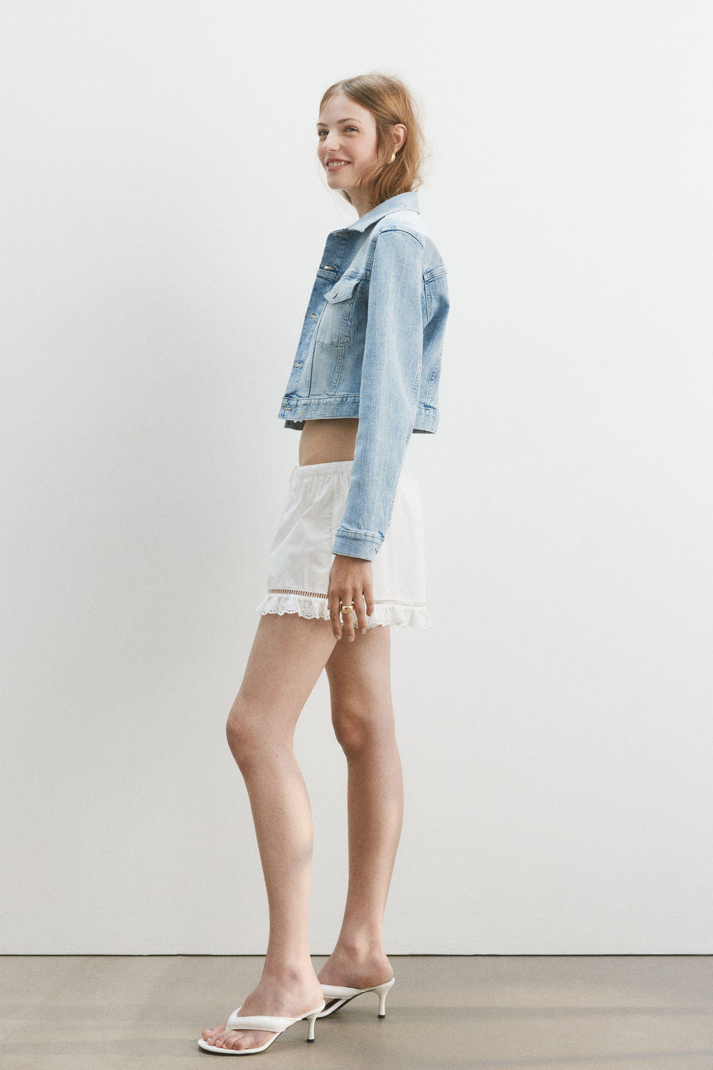Cazadora denim corta - H&m фото 6