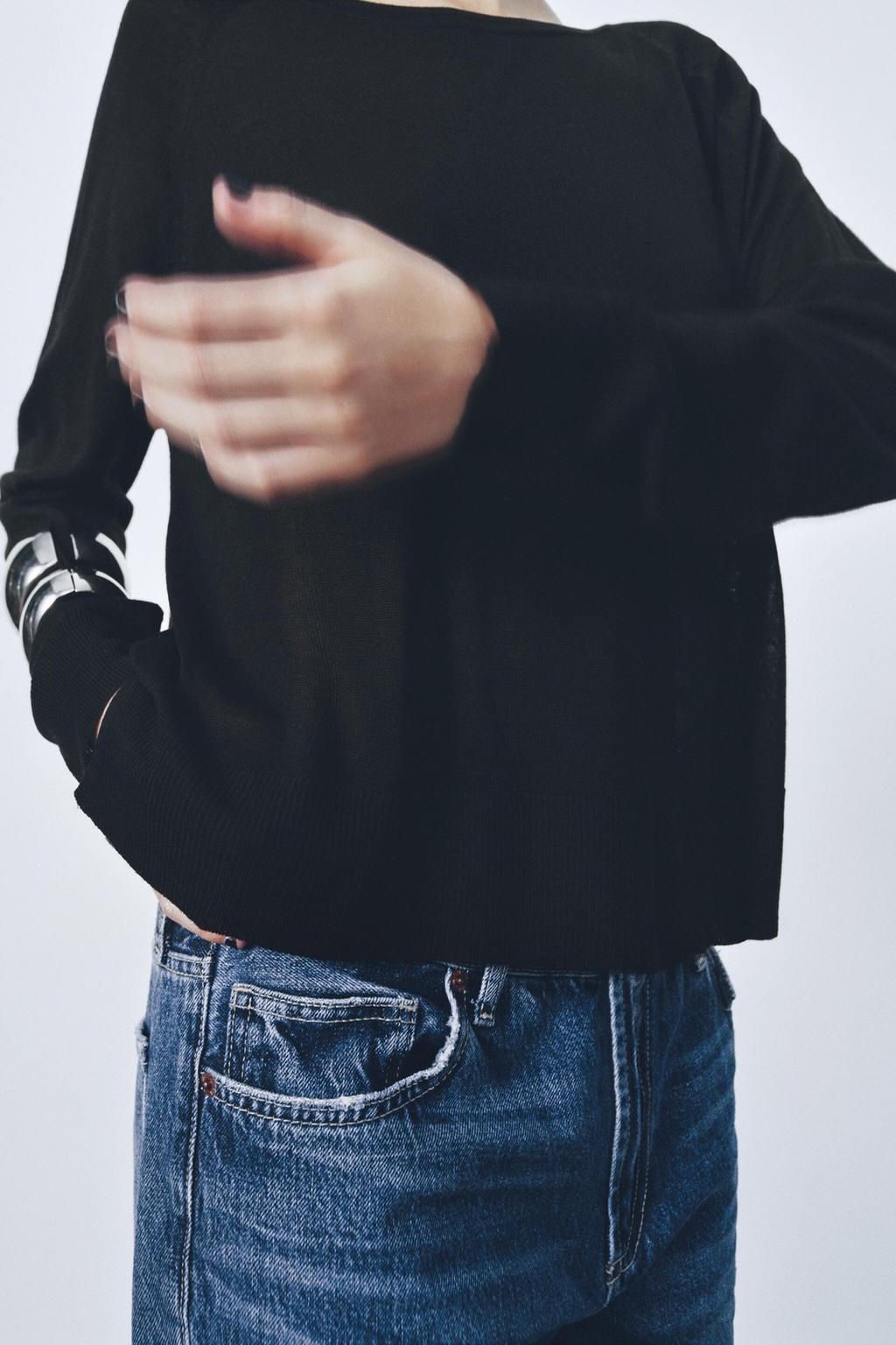 BASIC FINE KNIT SWEATER - Zara фото 26