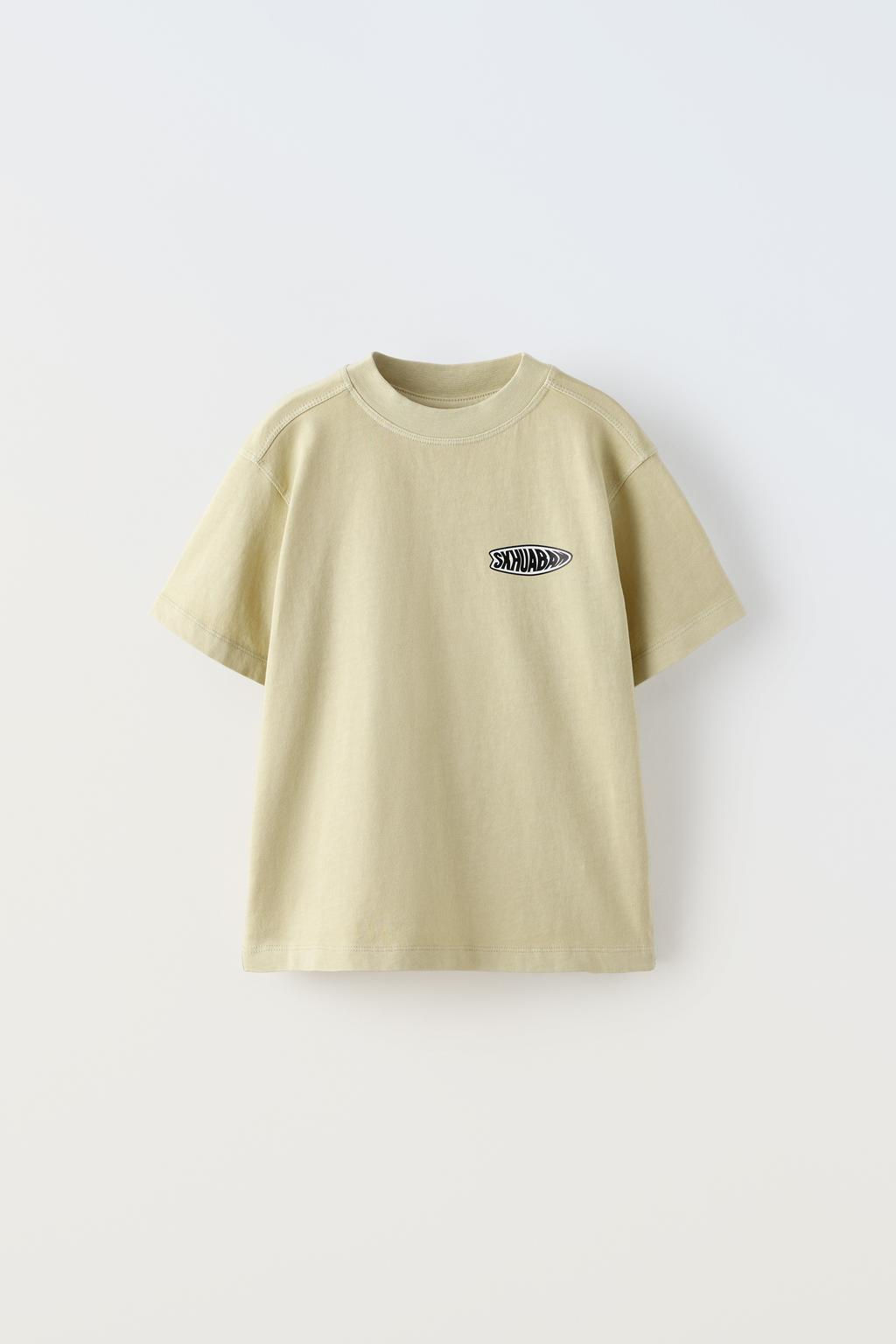 GARMENT DYE T-SHIRT VE BERMUDA SORT TAKIM - Zara фото 7